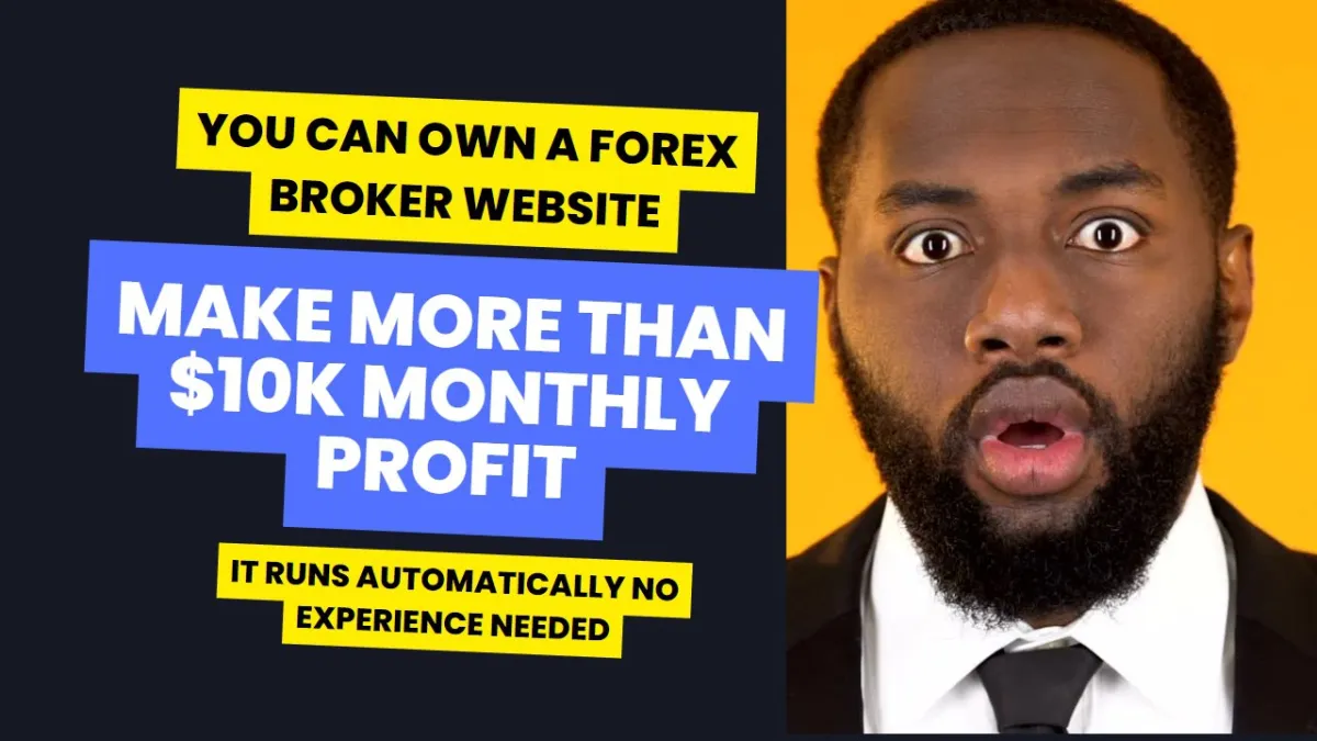 You can make 10$k Every Month Owning A forex Broker Website