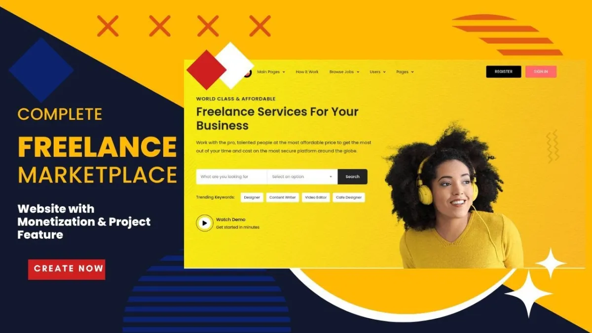 I will create wordpress freelancer marketplace platform like fiverr