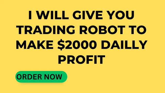 I will provide you high profit forex robot forex ea trading bot for gold