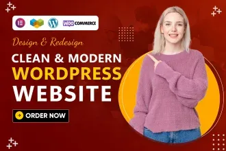 I will do wordpress website, ecommerce website,online store, landing page by divi theme