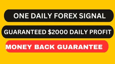 One Daily Forex Signal: Gurranteed $2000 Profit Money Back Guarrantee